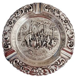 Vintage | Hans Jensen Denmark Ashtray 3D Modernist Artisan Ornate